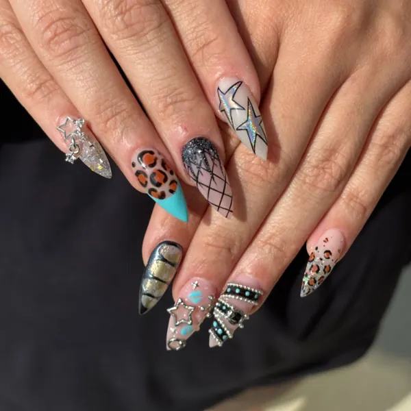 Nail work by New Moon Nails & Collective