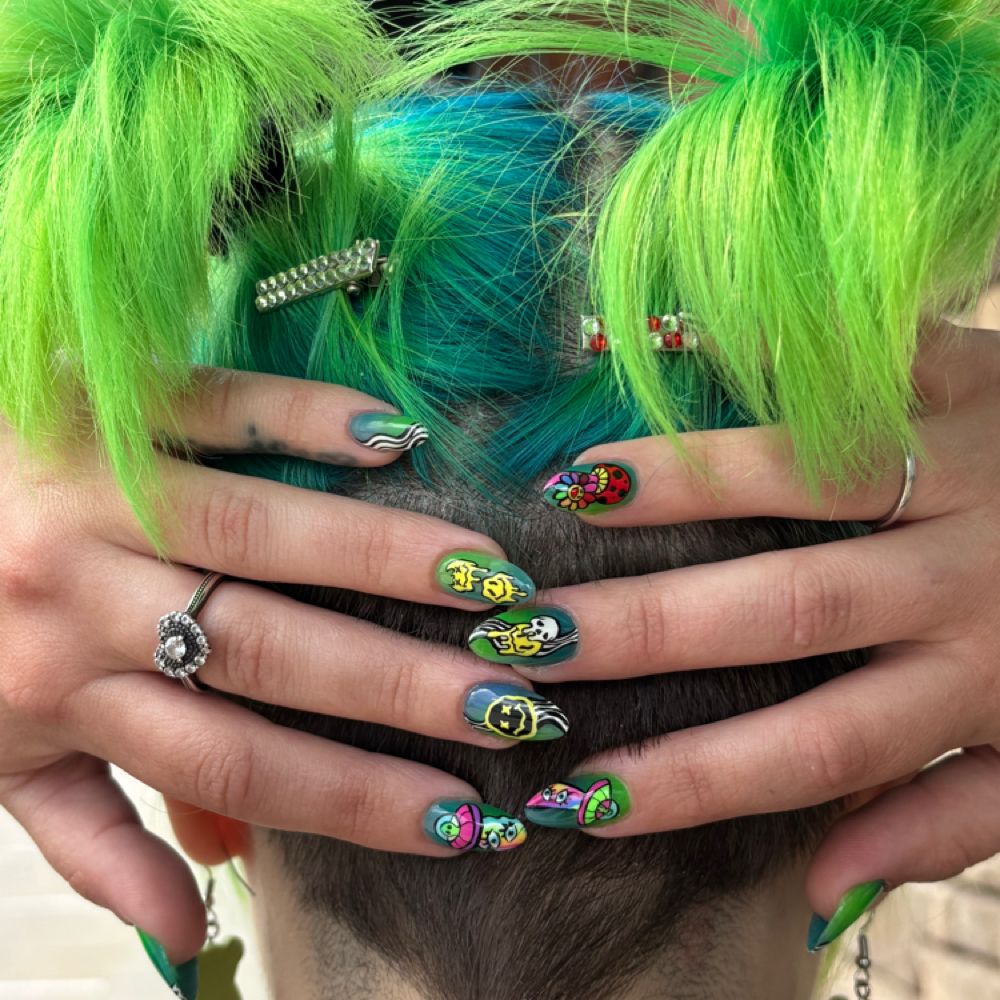 Nail work by New Moon Nails & Collective