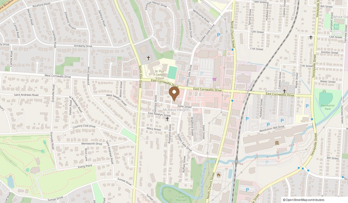 Map: 301 State St Unit F, Greensboro, NC 27408