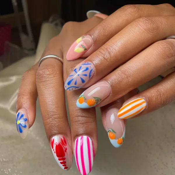 Nail work by Nychii Nails