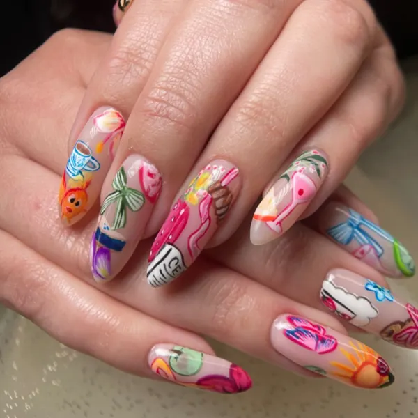 Nail work by Nychii Nails