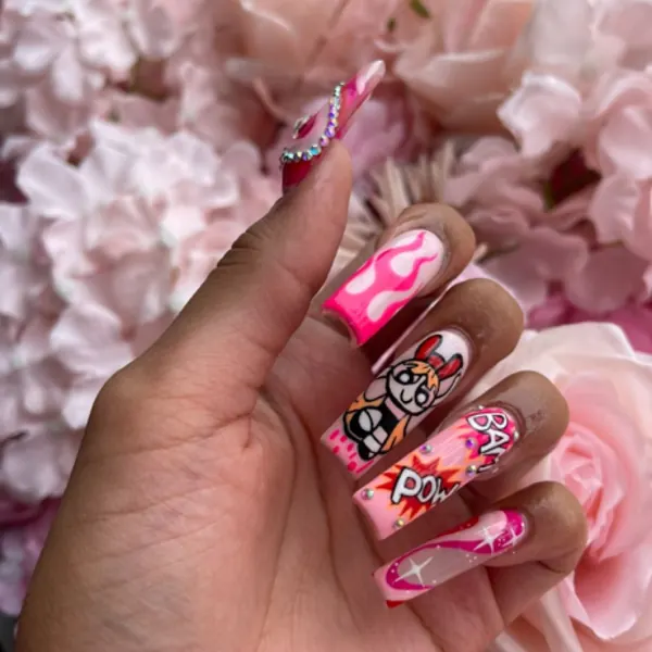 Nail work by Nychii Nails