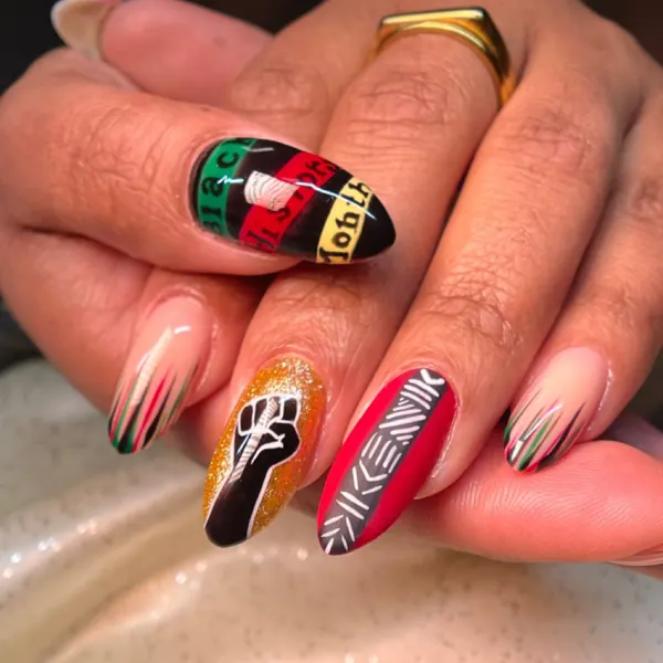 Nail work by Nychii Nails