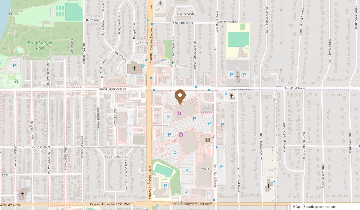 Map: 2605 E 62nd St. Suite #112, Indianapolis, IN 46220