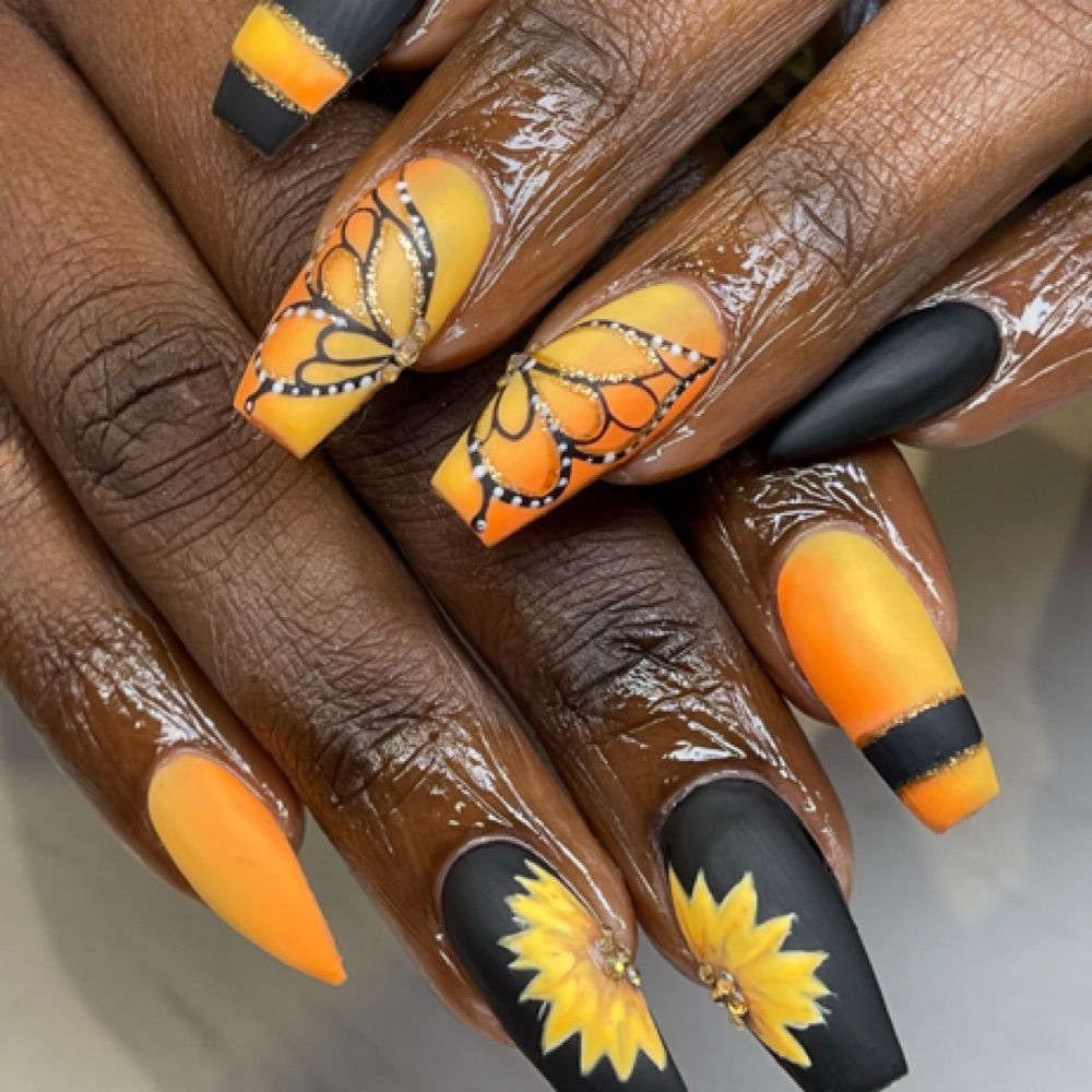 Nail work by Nychii Nails