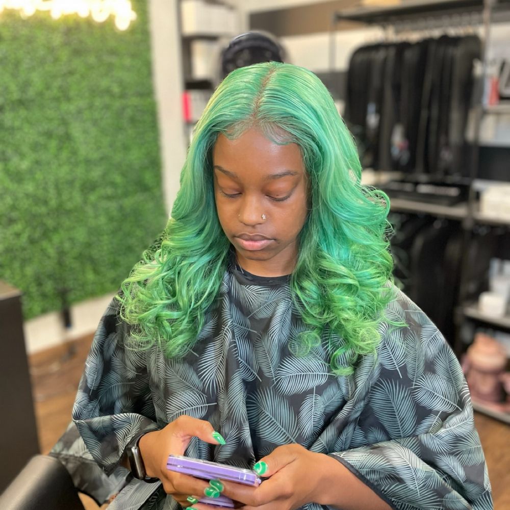 Hair work by Olive & Co Hair Studio