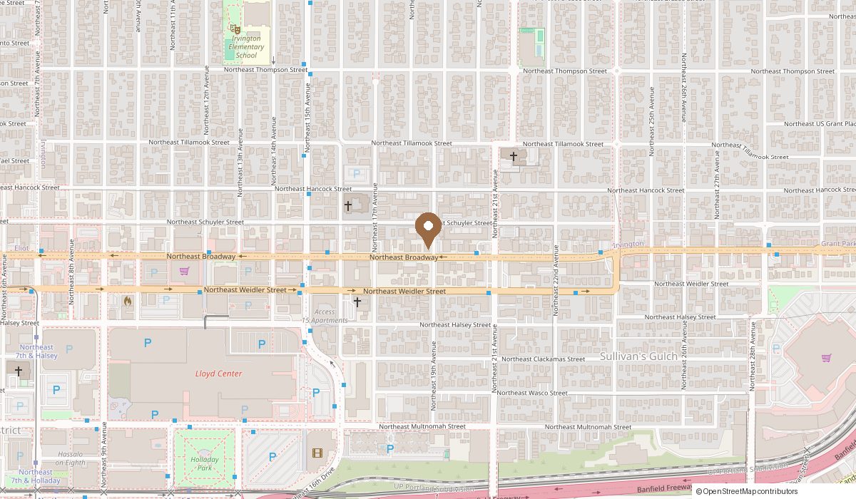 Map: 1831 NE Broadway, Portland, OR 97232