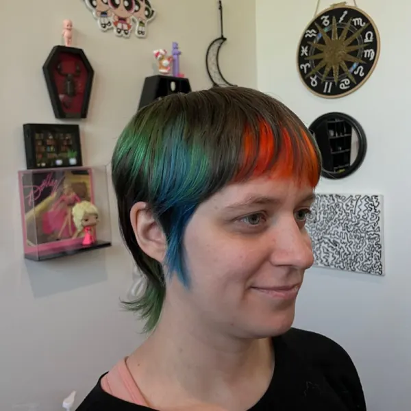 Hair work by Realm Studio