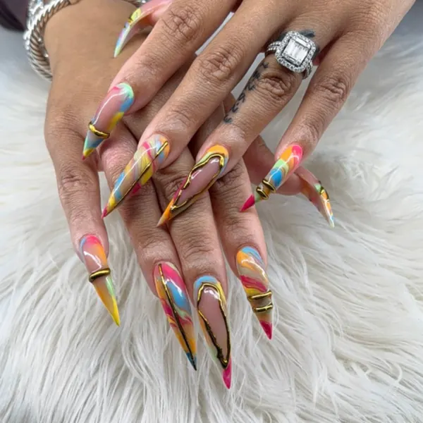 Nail work by Ruby Salon Suite