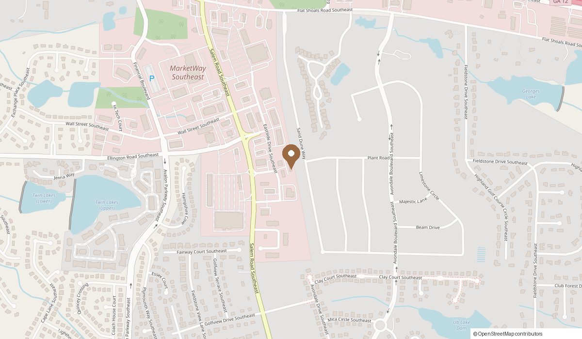 Map: 2064 Eastside Drive Southeast Suite 101, Conyers, GA 30013