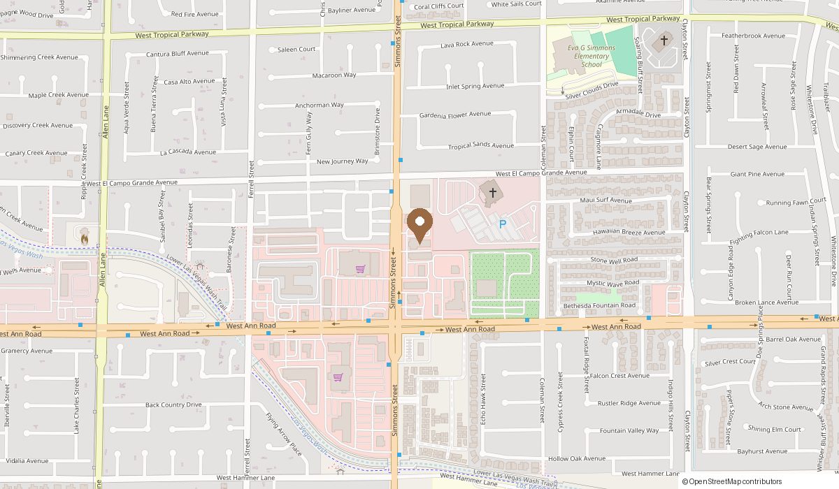 Map: 5710 Simmons St Suite 17, North Las Vegas, NV 89031
