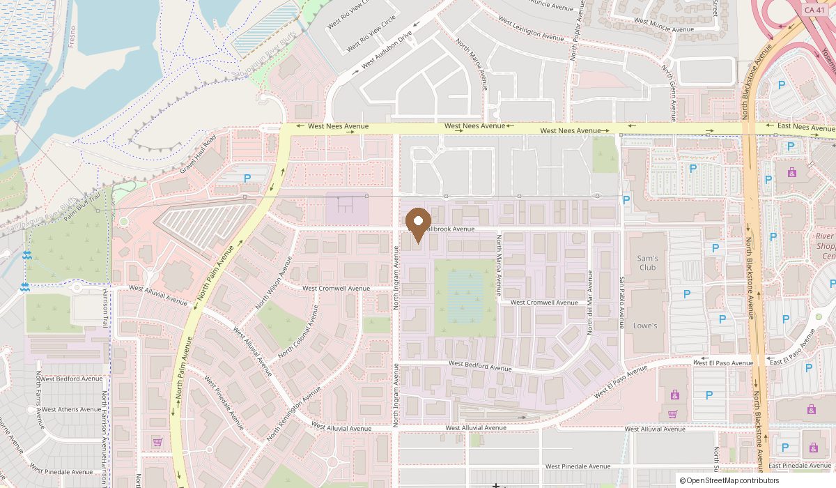 Map: 7638 North Ingram Avenue Suite 204, Fresno, CA 93711