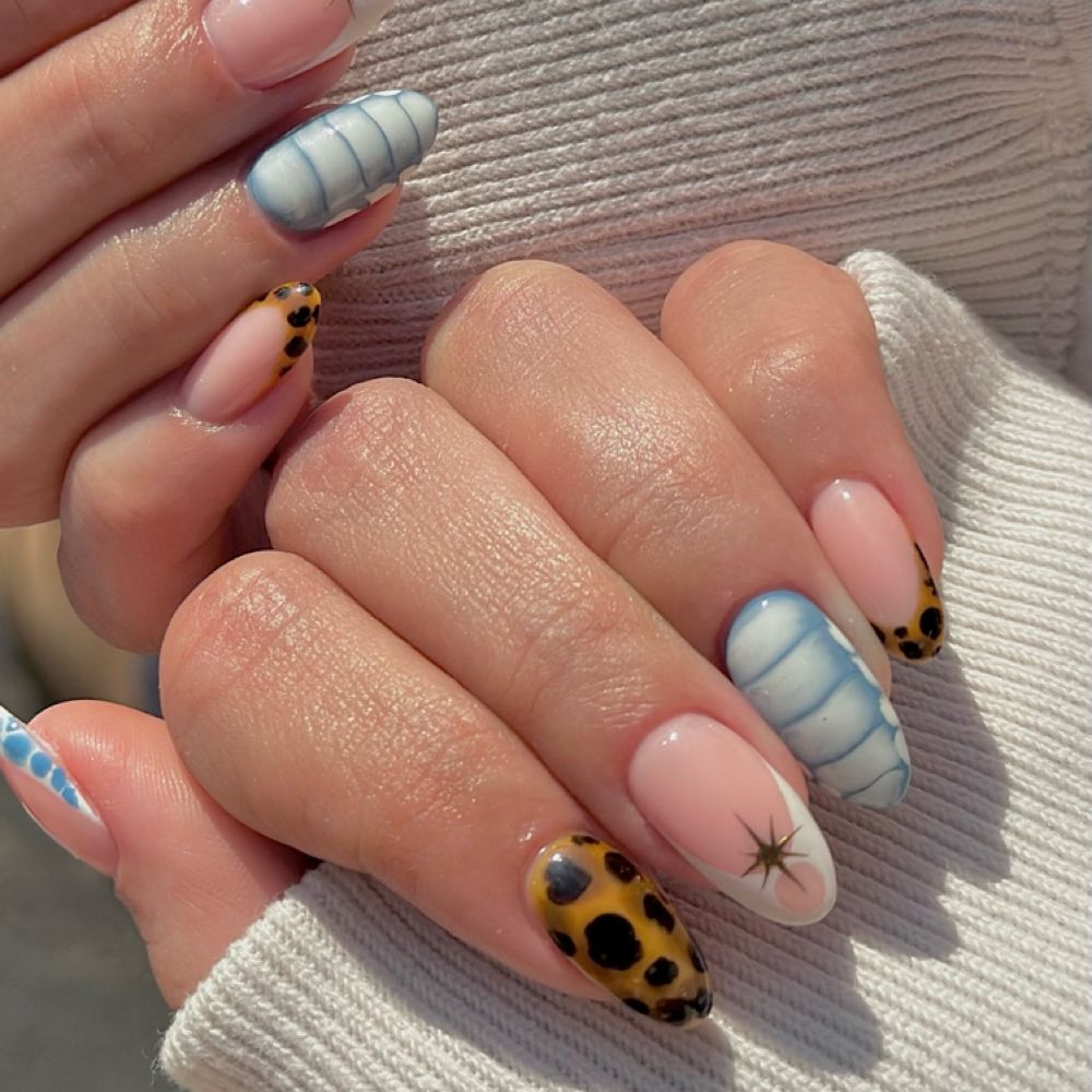 Sierra’s Nail Studio nail work in Fresno, example 1