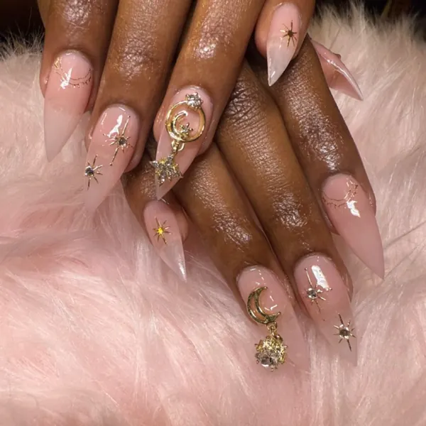 Nail work by Sparkling Tips Studio