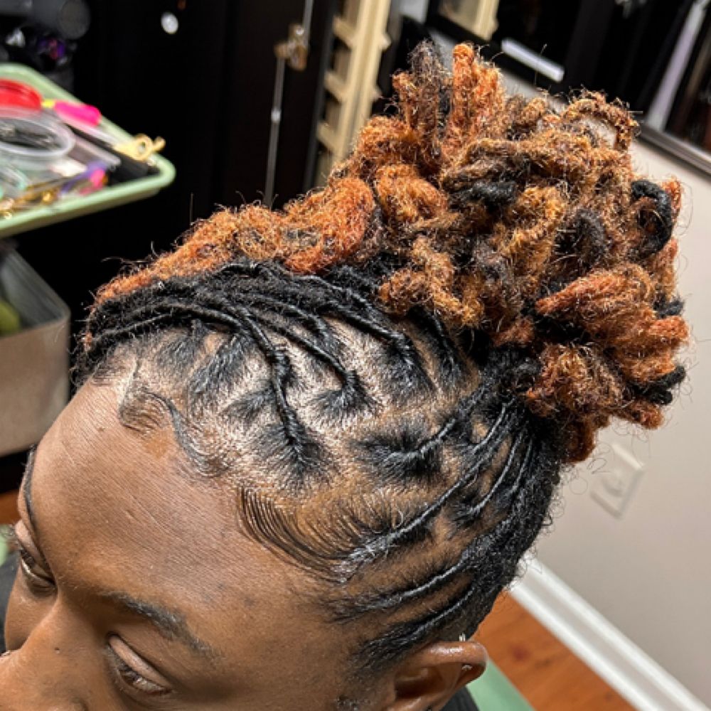 Locs styled at Studio 1225