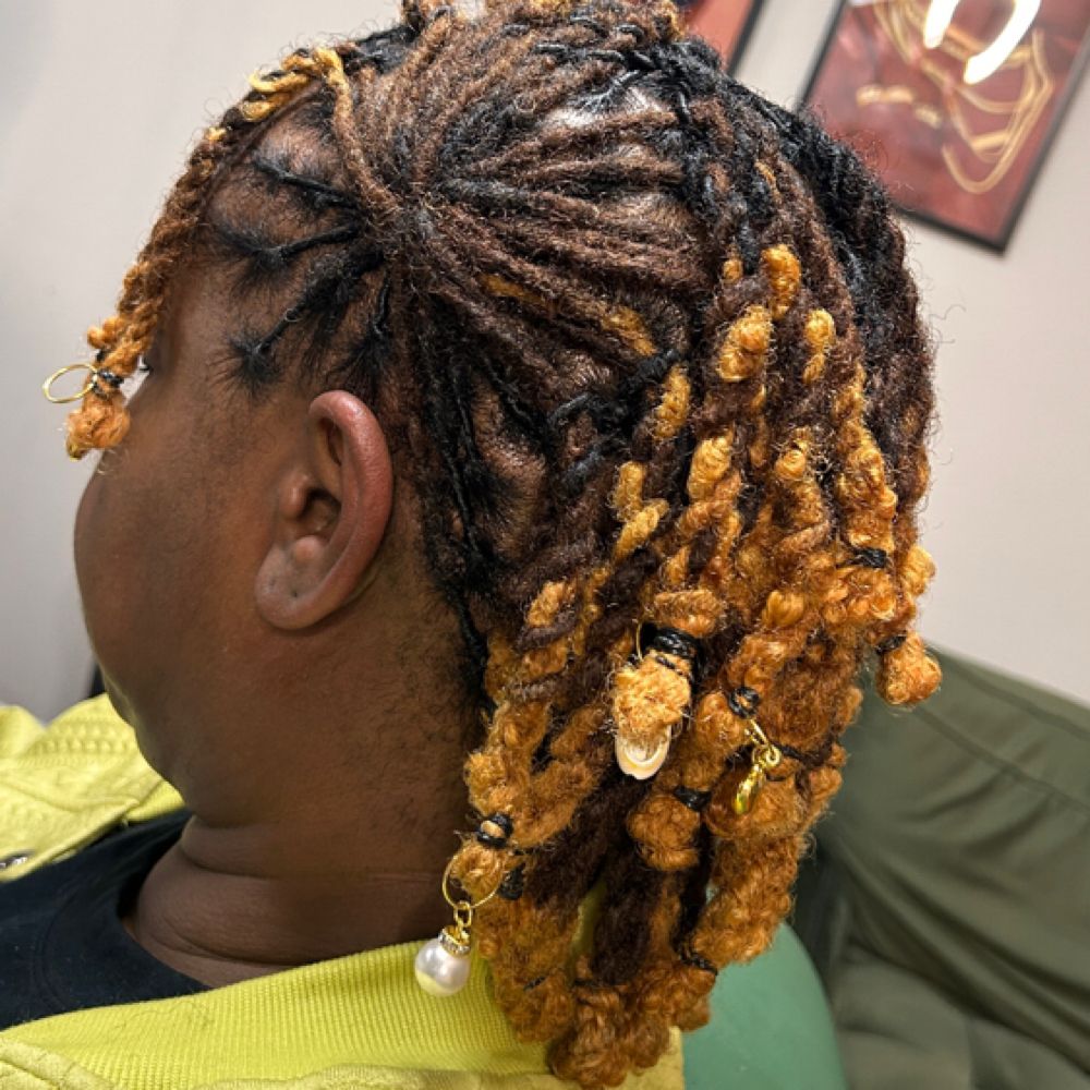 Hair work by Studio 1225