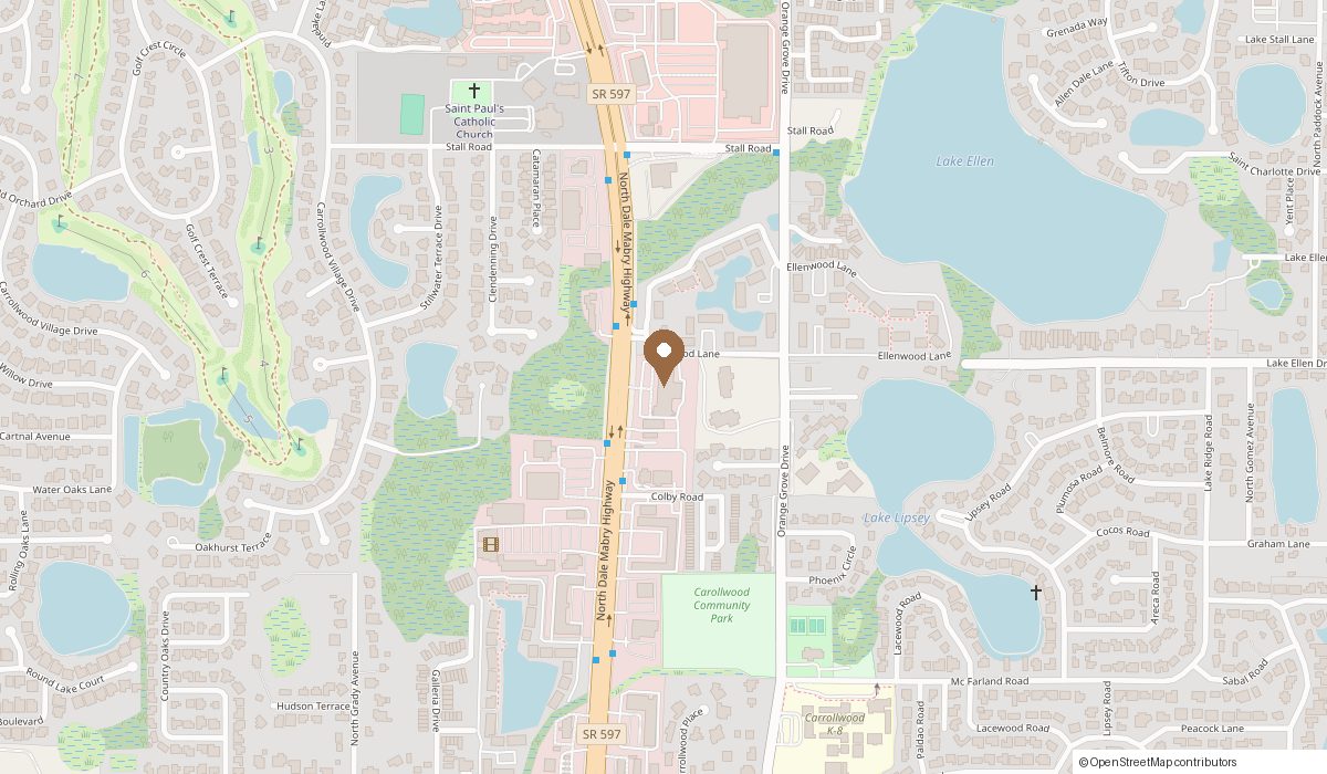 Map: 11921 North Dale Mabry Hwy 415, Tampa, FL 33618