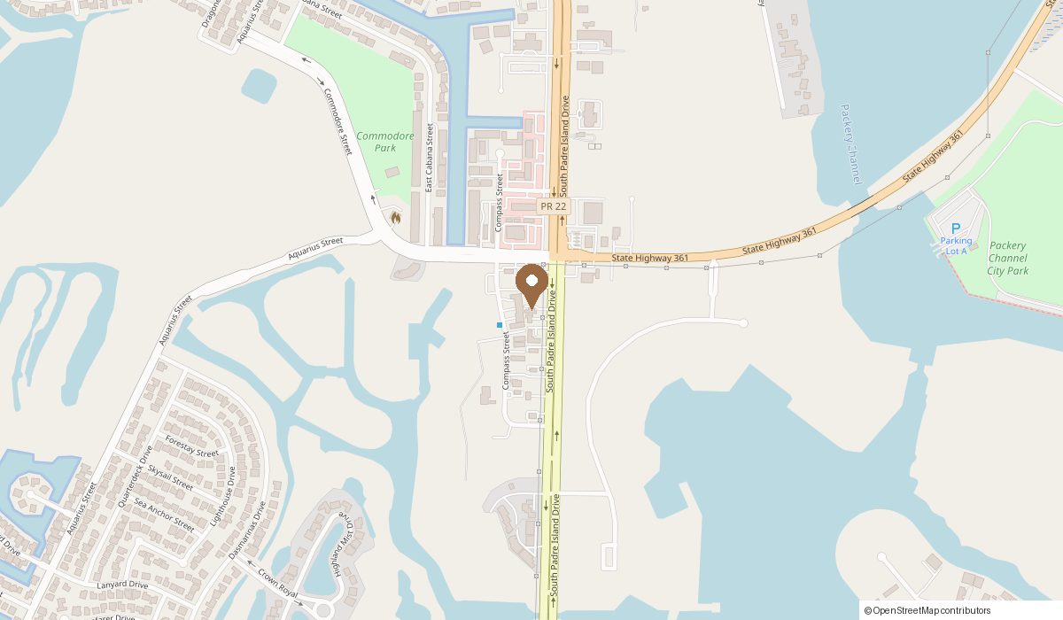 Map: 14633 s Padre Island Dr #101, Corpus Christi, TX 78418