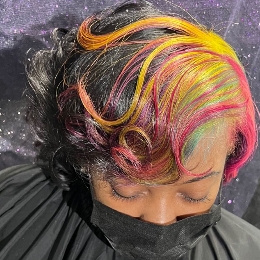 Hair work by Styled By Raven