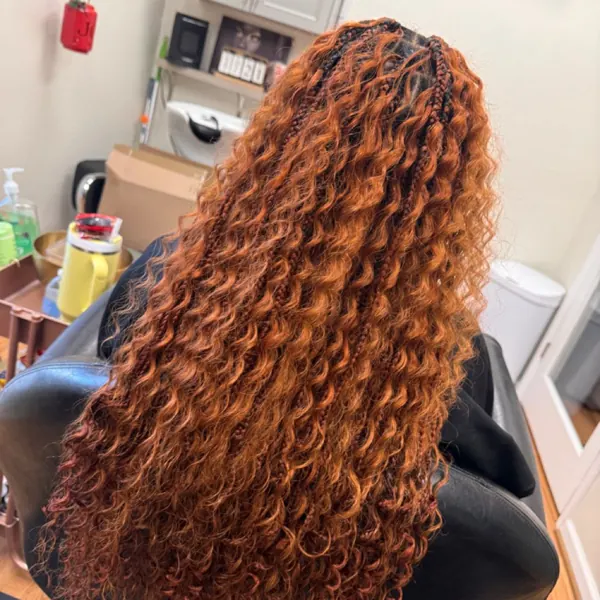 Hair work by Styled by Shana
