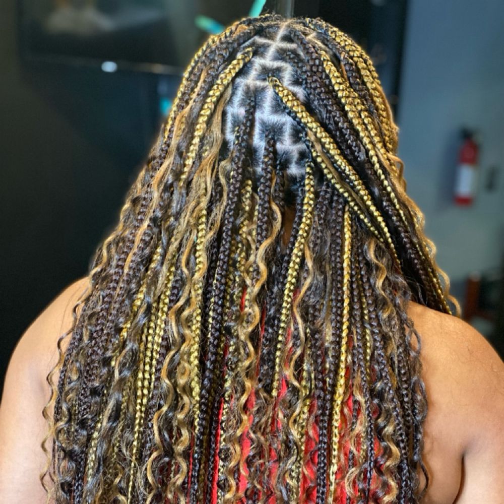 Hair work by Styled by Shana