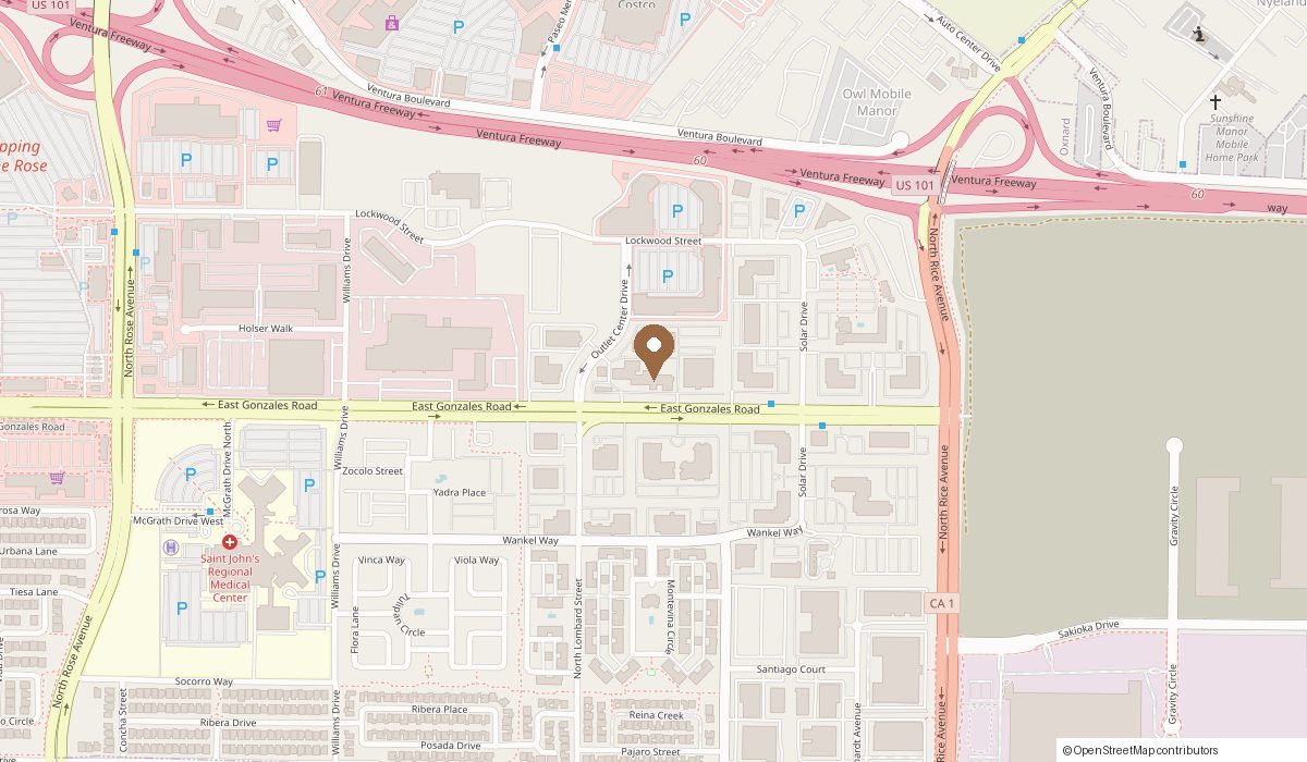 Map: 2211 E Gonzales Rd, Oxnard, CA 93010