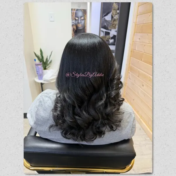 Hair work by Styles By Addie