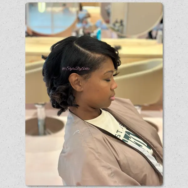 Hair work by Styles By Addie