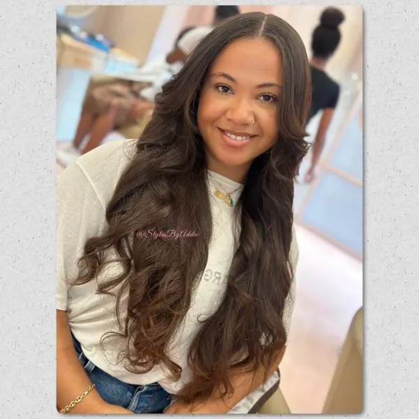 Hair work by Styles By Addie