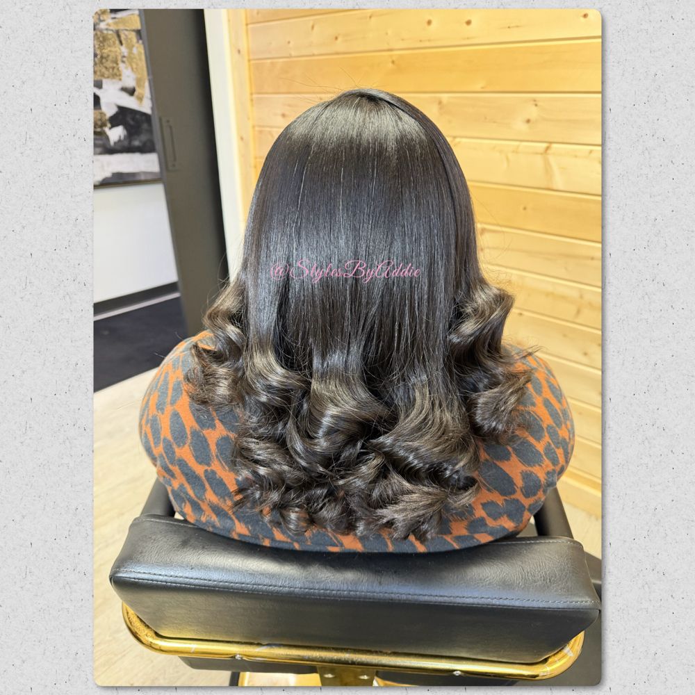 Hair work by Styles By Addie