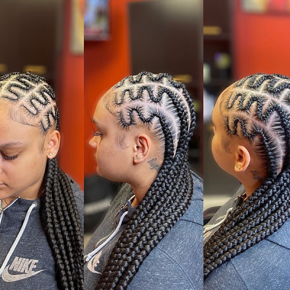 Hair work by Tamia English