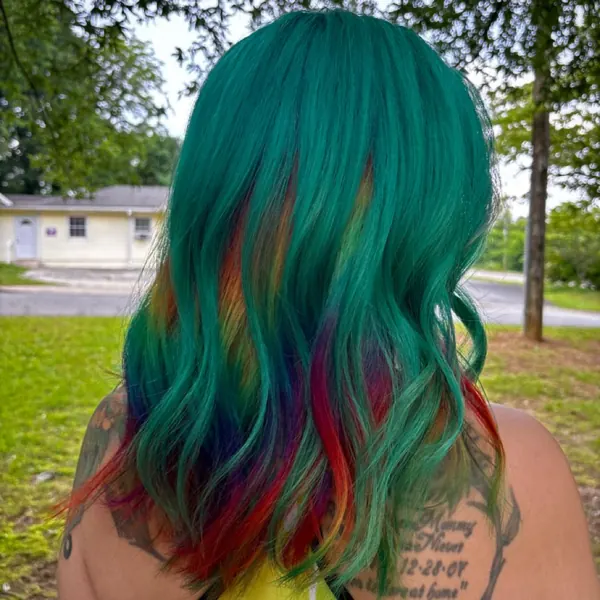 Hair work by The Hair Fairy Salon