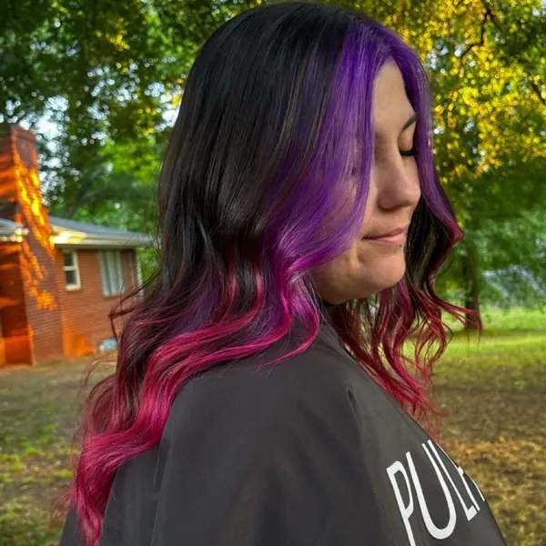 Hair work by The Hair Fairy Salon
