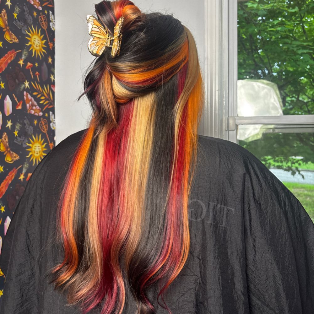 Hair work by The Hair Fairy Salon