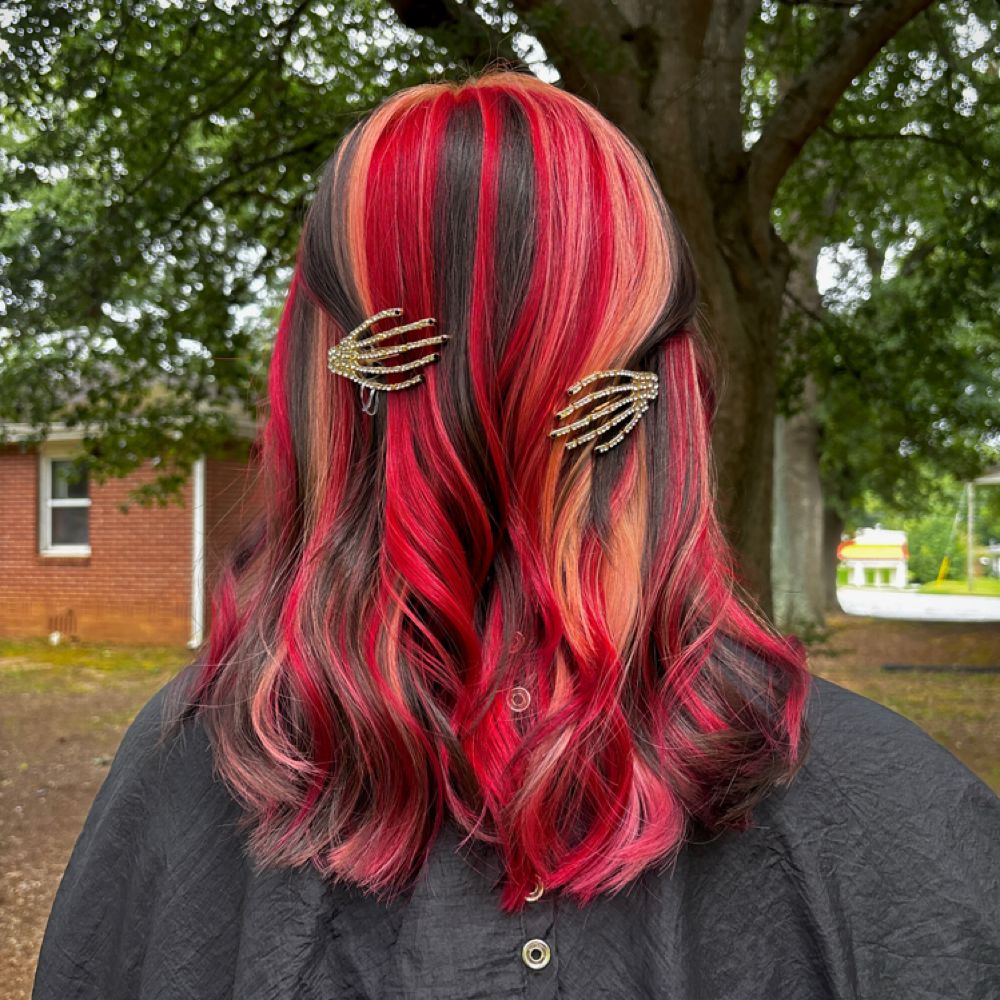 Hair work by The Hair Fairy Salon