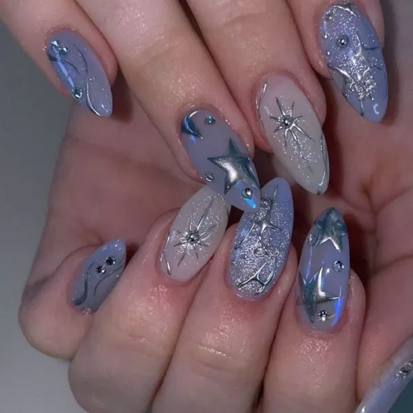 Nail work by The Muse Nail Studio