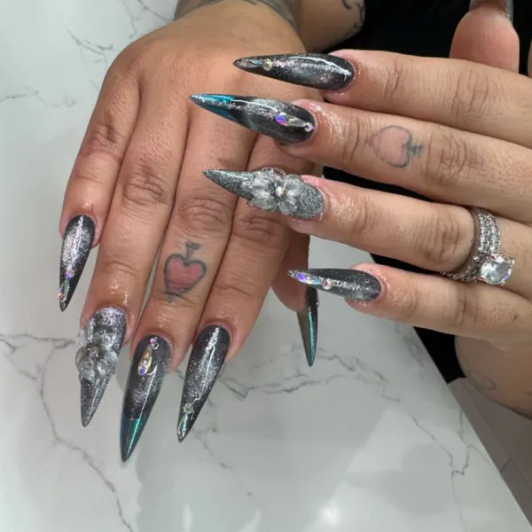 Nail work by The Muse Nail Studio