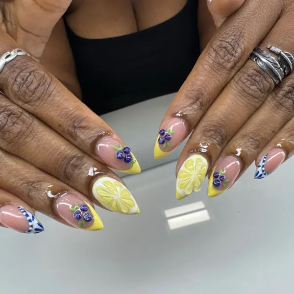 Nail work by The Muse Nail Studio