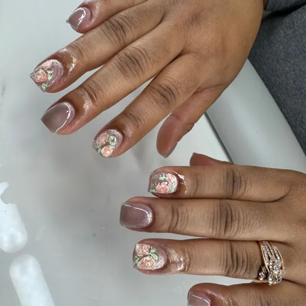 Nail work by The Muse Nail Studio
