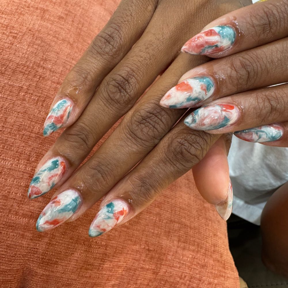Nail work by The Muse Nail Studio