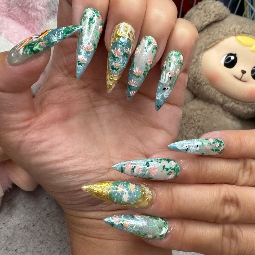 Nail work by The Muse Nail Studio