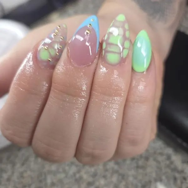 Nail work by Tina Robinson