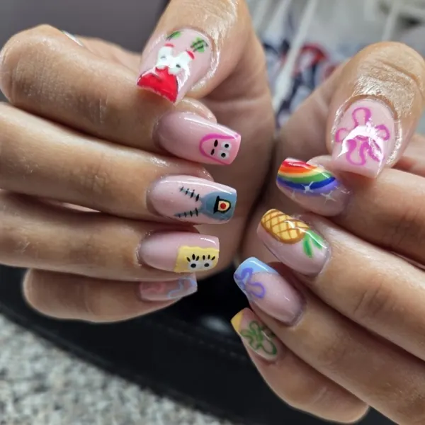 Nail work by Tina Robinson
