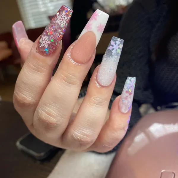 Nail work by Tips by Julie