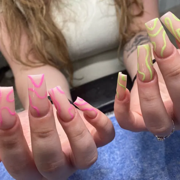 Nail work by Tips by Julie