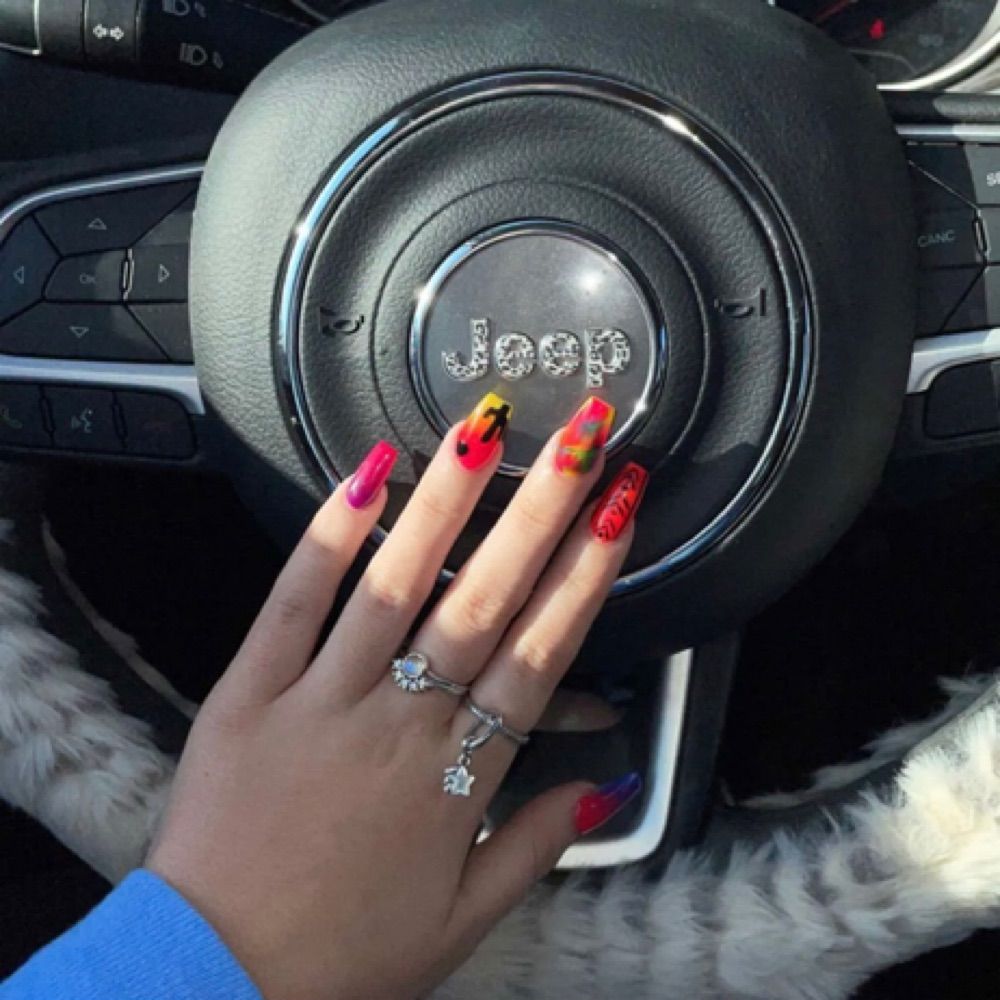 Nail work by Tips by Julie