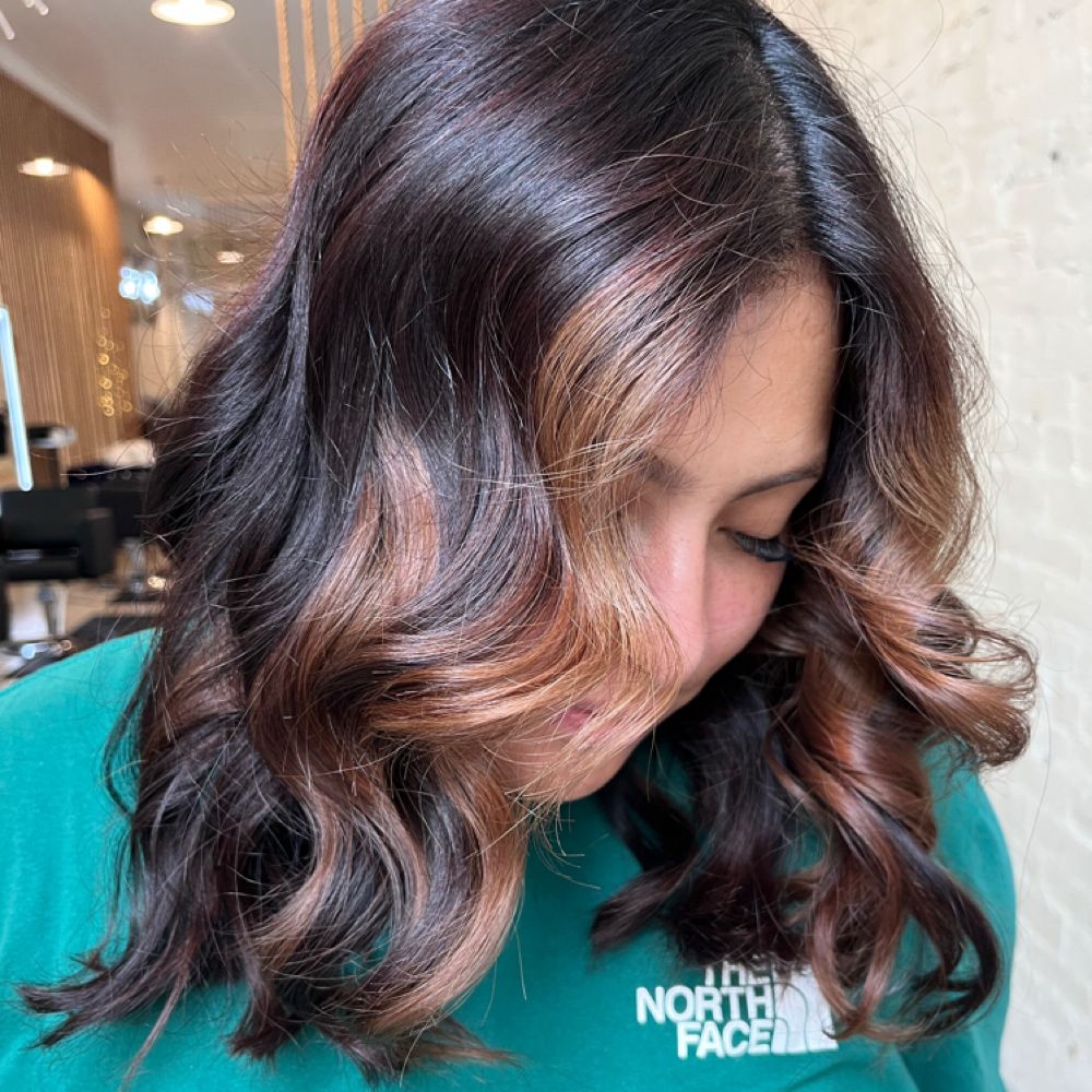 Hair work by Top Knot Salon