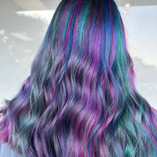 Hair work by Widow’s Peak Salon