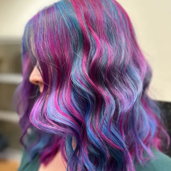 Hair work by Widow’s Peak Salon