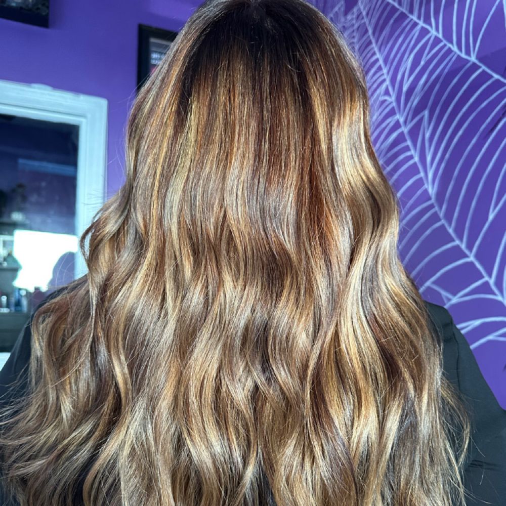 Hair work by Widow’s Peak Salon